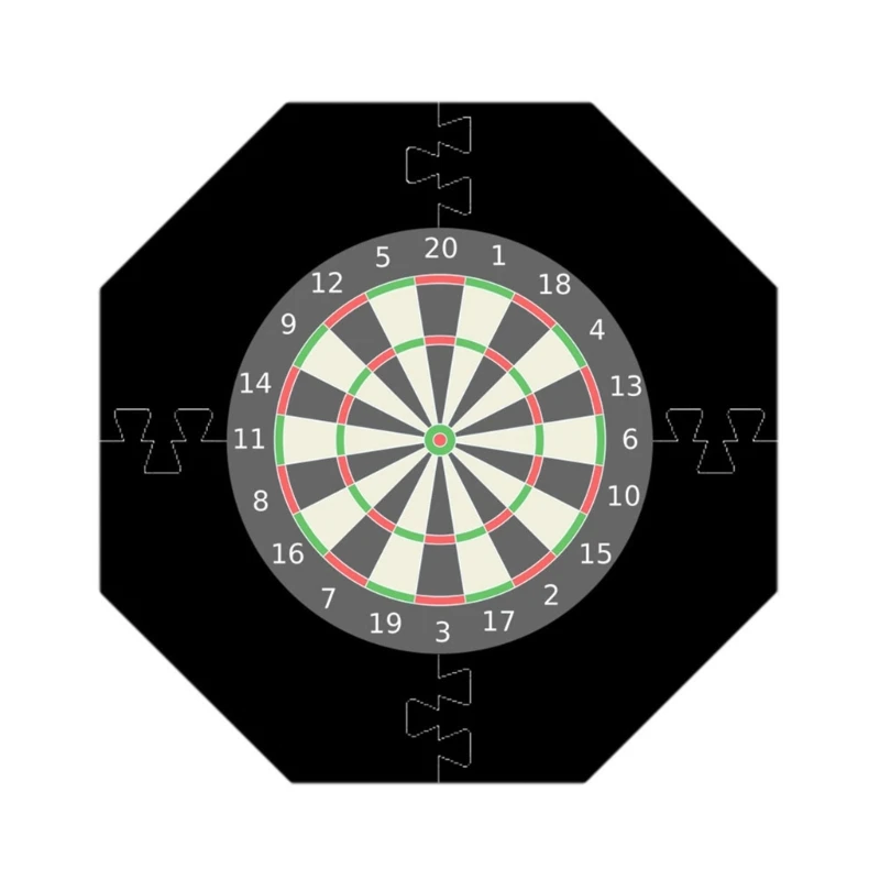 Octagons Foams Dartboards Backboard Wall Protectors Dartboards Surround Rings