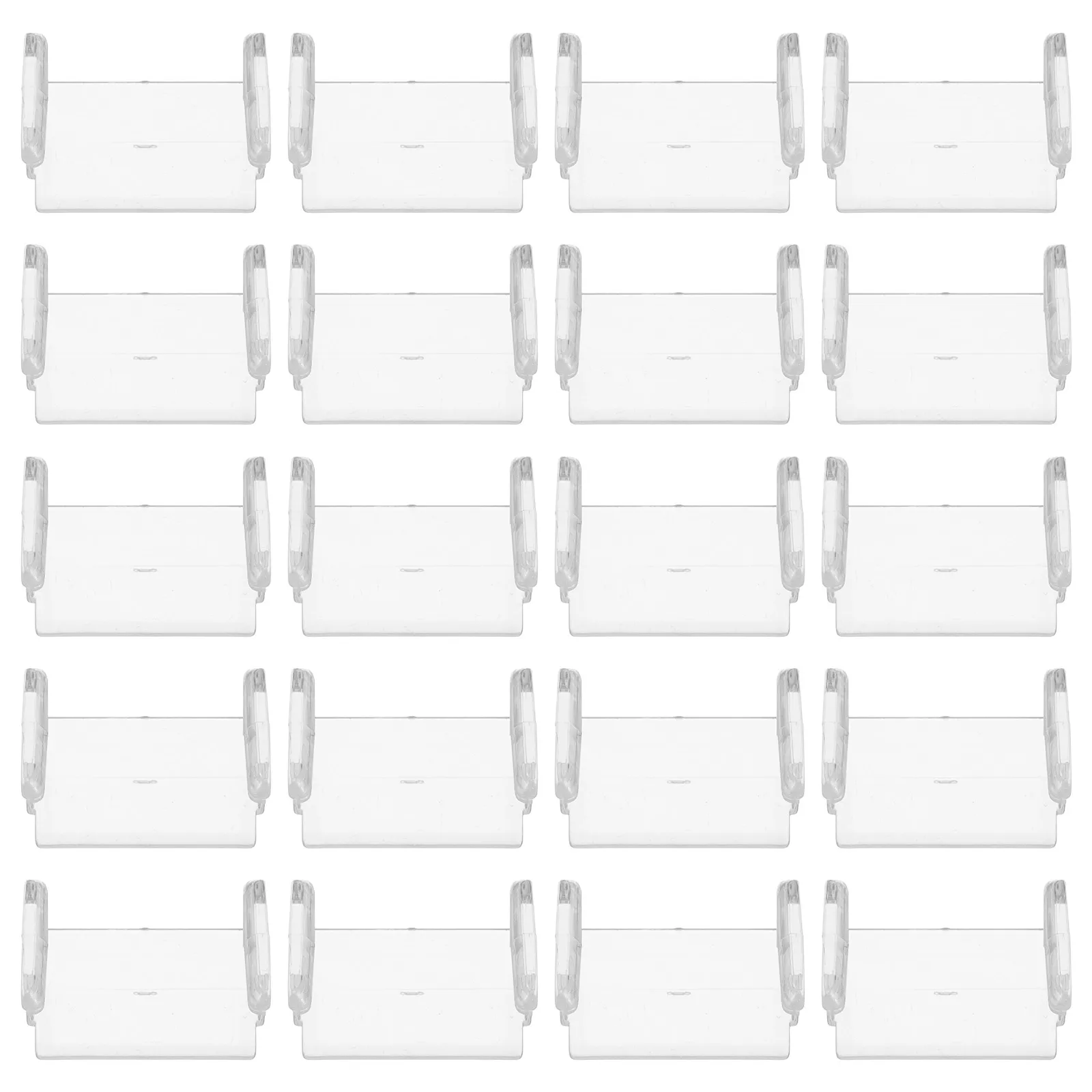 20 Pcs Children's Track Accessories Plastic Fixator Toy Connectors Train Buckle Repair Clips