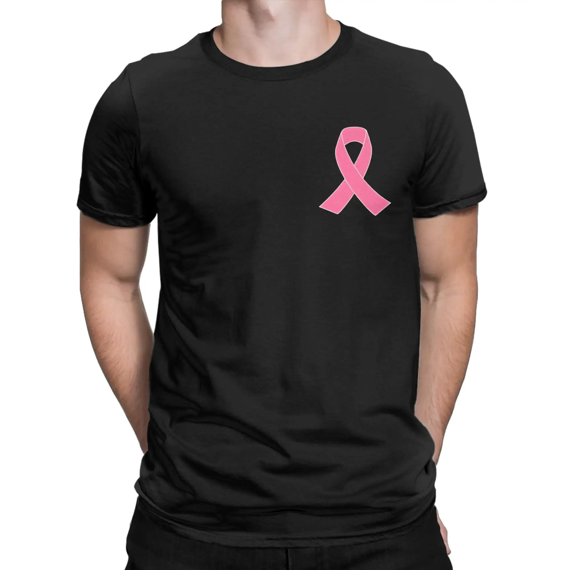 In October We Wear Pink T Shirt Summer  Cotton T-Shirts For Adult Harajuku Casual Tshirt Short Sleeves Street Style Clothing