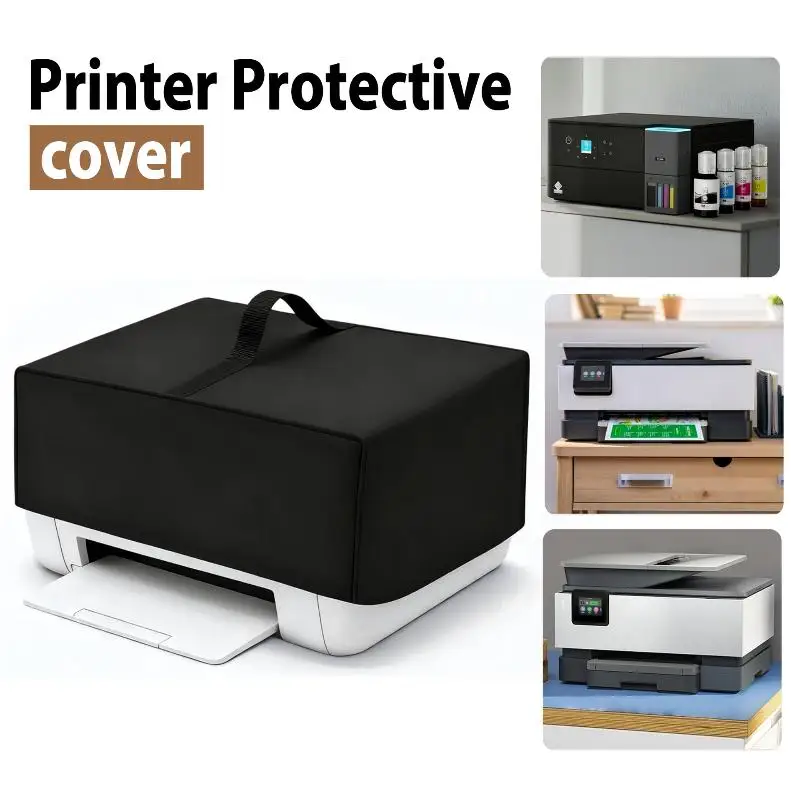 

1 шт. водонепроницаемый портативный компактный защитный чехол для принтера с ручкой, удобный для хранения и транспортировки.