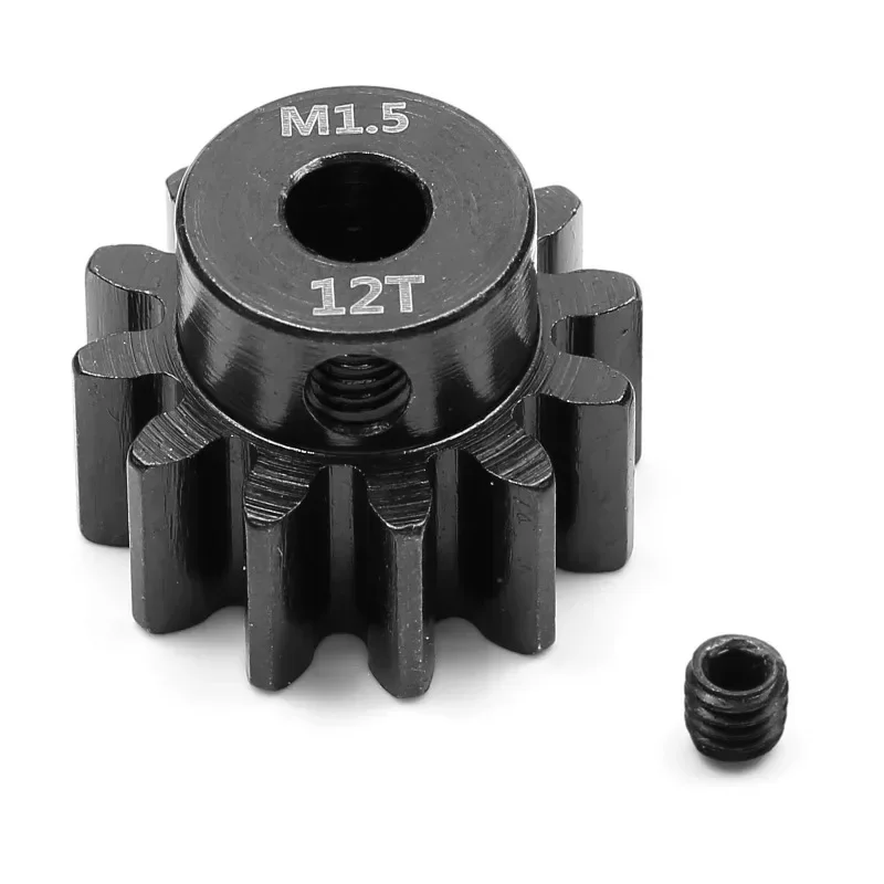 

Steel 5mm M1.5 12T 13T 14T 15T 16T 17T 18T Metal Pinion Gear Motor Gear For 1/8 1/10 TRXS ARRMA LOSI RC Car Motor Accessories