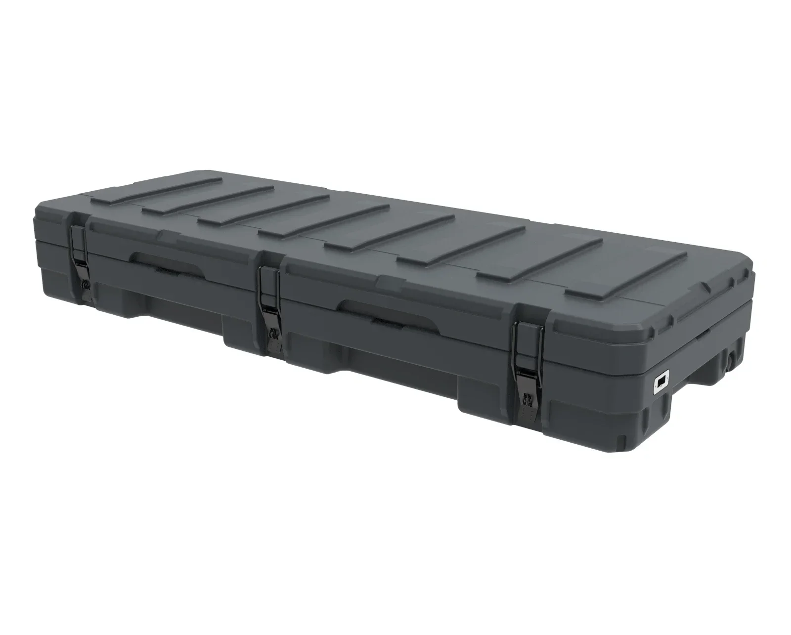 2pcs 83L  Hard LLDPE Plastic Cargo Case Rotomolding Tool Box 4WD Storage Box Roof Rack Low Profile Hard Case