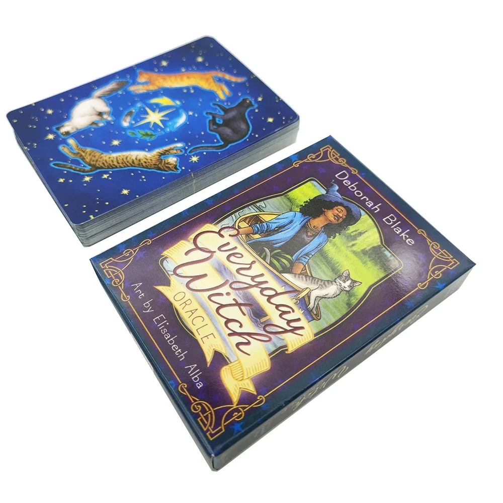 

in Board Games Decks Everyday Witch English Oracle Cards Deck Mysterious Fate Divination Tarot Cards for Beginners