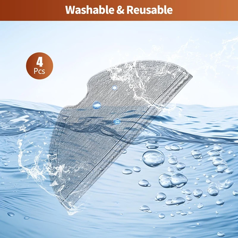 MAKE-запасные части для пылесоса Dreame D9, D9 Max, D9 Pro, L10, L10 Pro, основная щетка, боковая щетка, фильтры, ткань для швабры