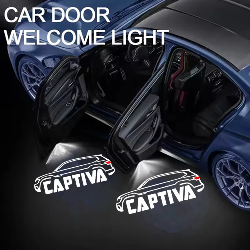 

2PCS For Chevrolet Captiva 2007-2018 Led Car Door Welcome Light HD Laser Projector Lamp Car Goods