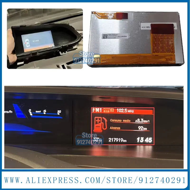 Original New 5 Inch LCD Display Screen For Hon da Civic 9th Gen lmid 2012 2013 2015 7826-TR0 XLS 78260-TR0 Car GPS Navigation