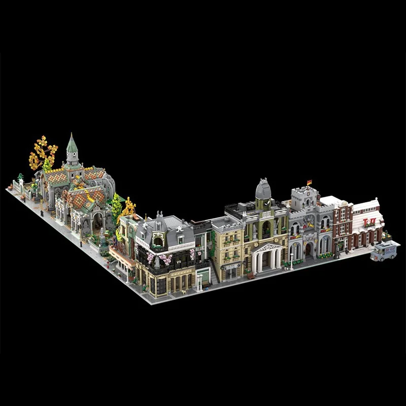 26386pcs MOC Modulaire Alternatieve Bouwt Modulair Modelbouw Kerstcadeaus Blokken Monteren DIY Creatieve Baksteen Speelgoed Verjaardag