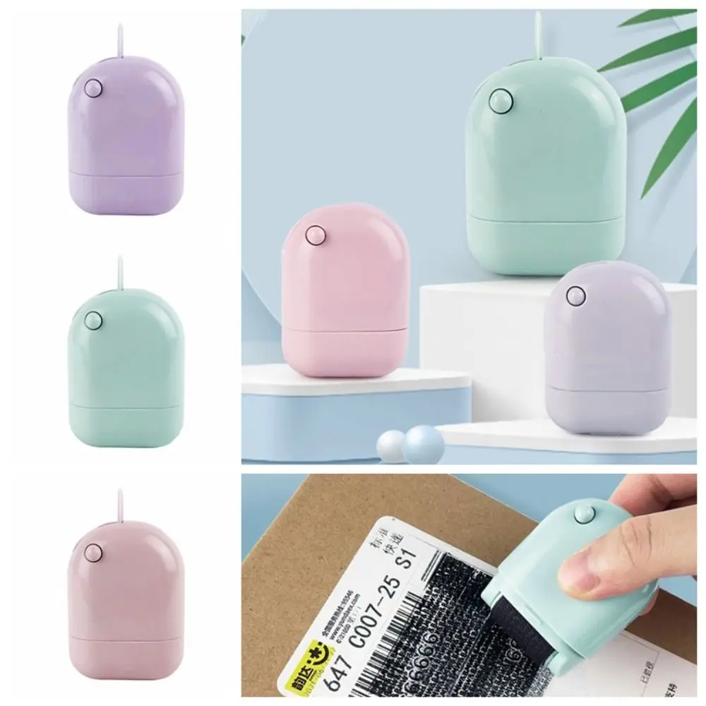 Express Bill Applicator Security Stamp Roller Express Unpacking Privacy Applicator Rolling Privacy Seal Roller Cutter