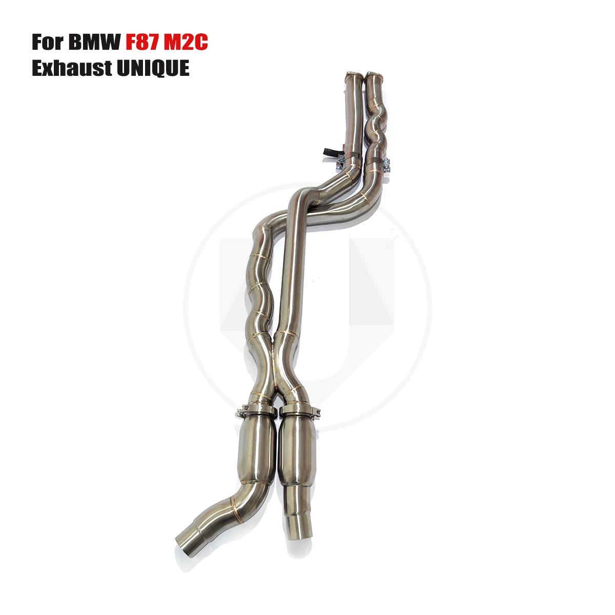 

UNIQUE mid pipe For 2015-2020 Bmw F87 m2c S55 3.0T 70cm Equal Length SS304 exhaust mid X-pipe