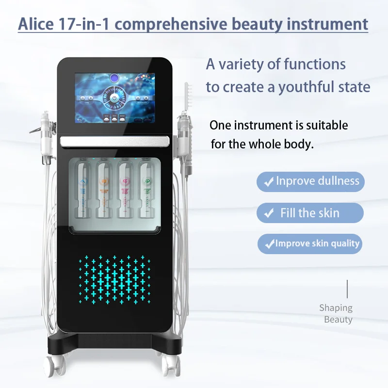 Huidbeheer Uitgebreid instrument Schoonheidssalon 17-in-1 Rimpelverwijdering Anti-aging Face Lift Machine