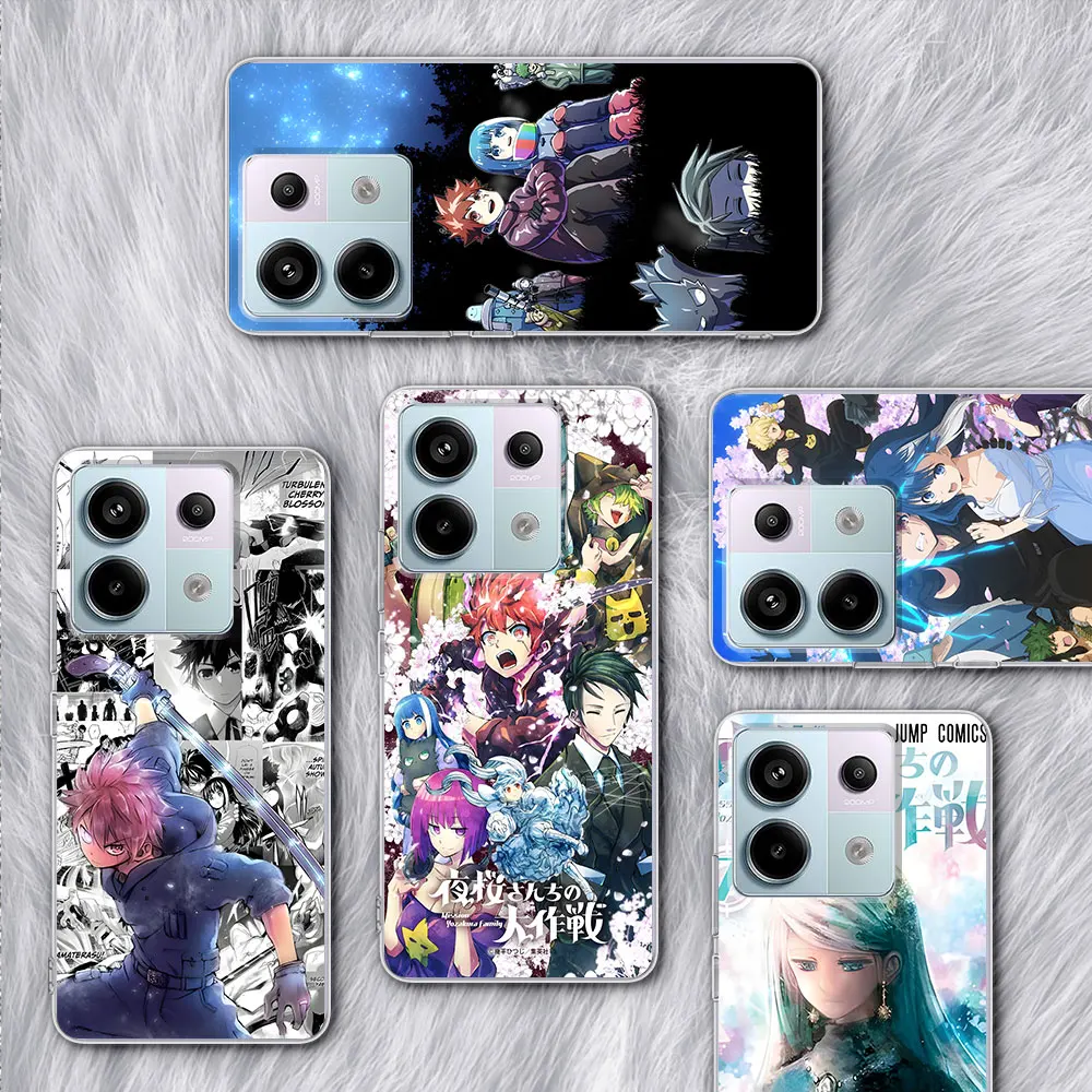 Mission Yozakura Family Case for Xiaomi Redmi 10C 9A 9i 9 9C 10 8 12 7 7A 8A 12C 10X 10A 9T 6A 6 K40 TPU Soft Phone Cover Bumper