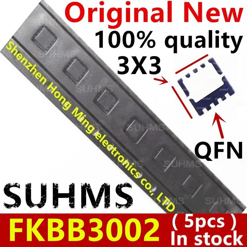 

(5piece)100% New FKBB3002 B3002 3002 QFN-8