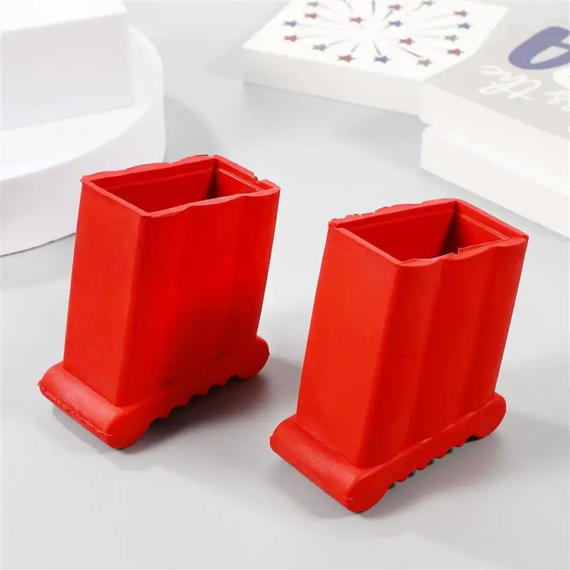 2pcs Ladder Feet Rubber Pads Step Ladder Feet Covers Anti-slip Telescoping Ladder Feet Mats