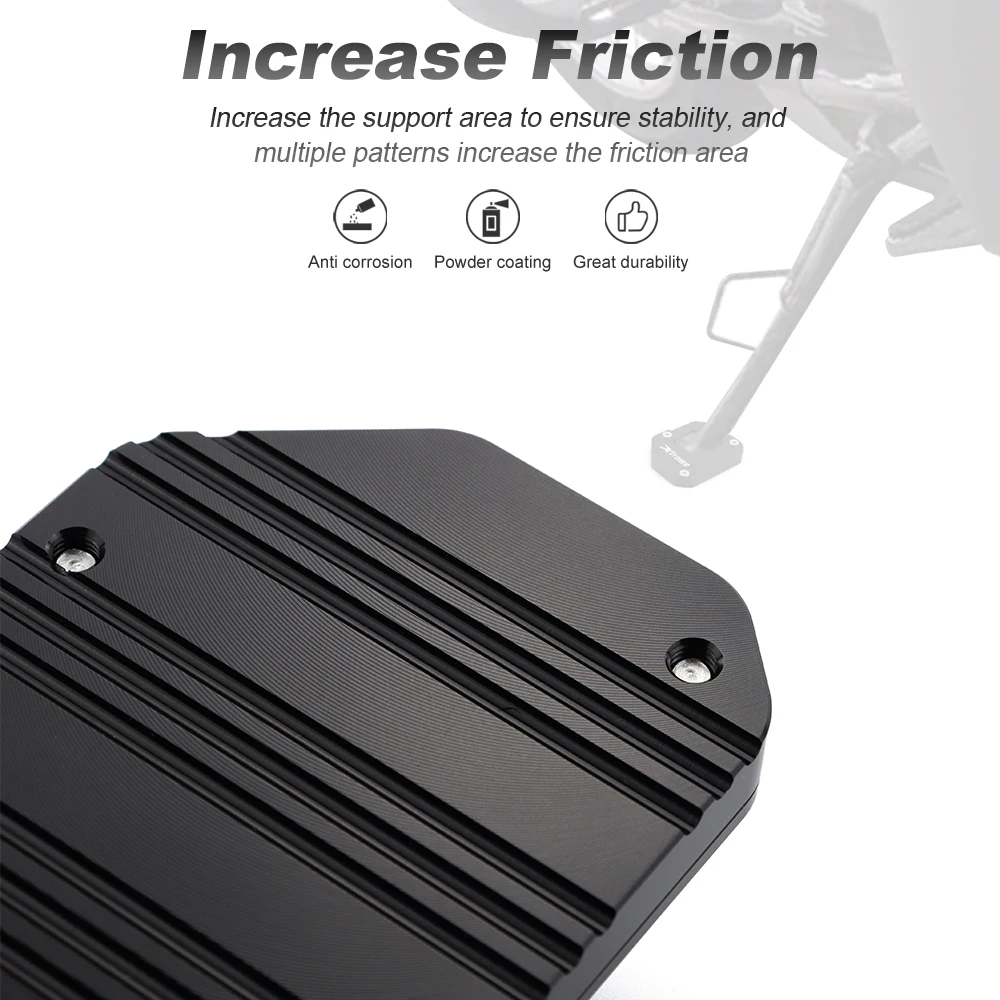 Per BMW R1150GS 1999 2000 2001 2002 2003 2004 2005 2006 Moto Cavalletto Scarpa Cavalletto Laterale Ingranditore Estensione Ingranditore Pate Pad