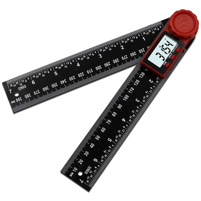 Electronic Protractor 2 IN1 200mm/300mm Digital Angle Ruler Inclinometer Angle Finder Digital Angle Gauge 0-360 Degree