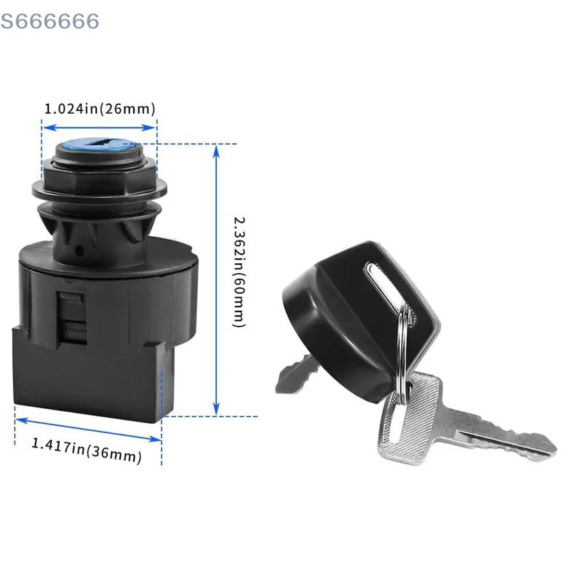 1 قطعة 400 500 700 800 4011002 4012165 4010390 4012164 4011142 بدء قفل المحرك مجموعة ATV مفتاح إشعال التبديل ل بولاريس سبورتسمان #6