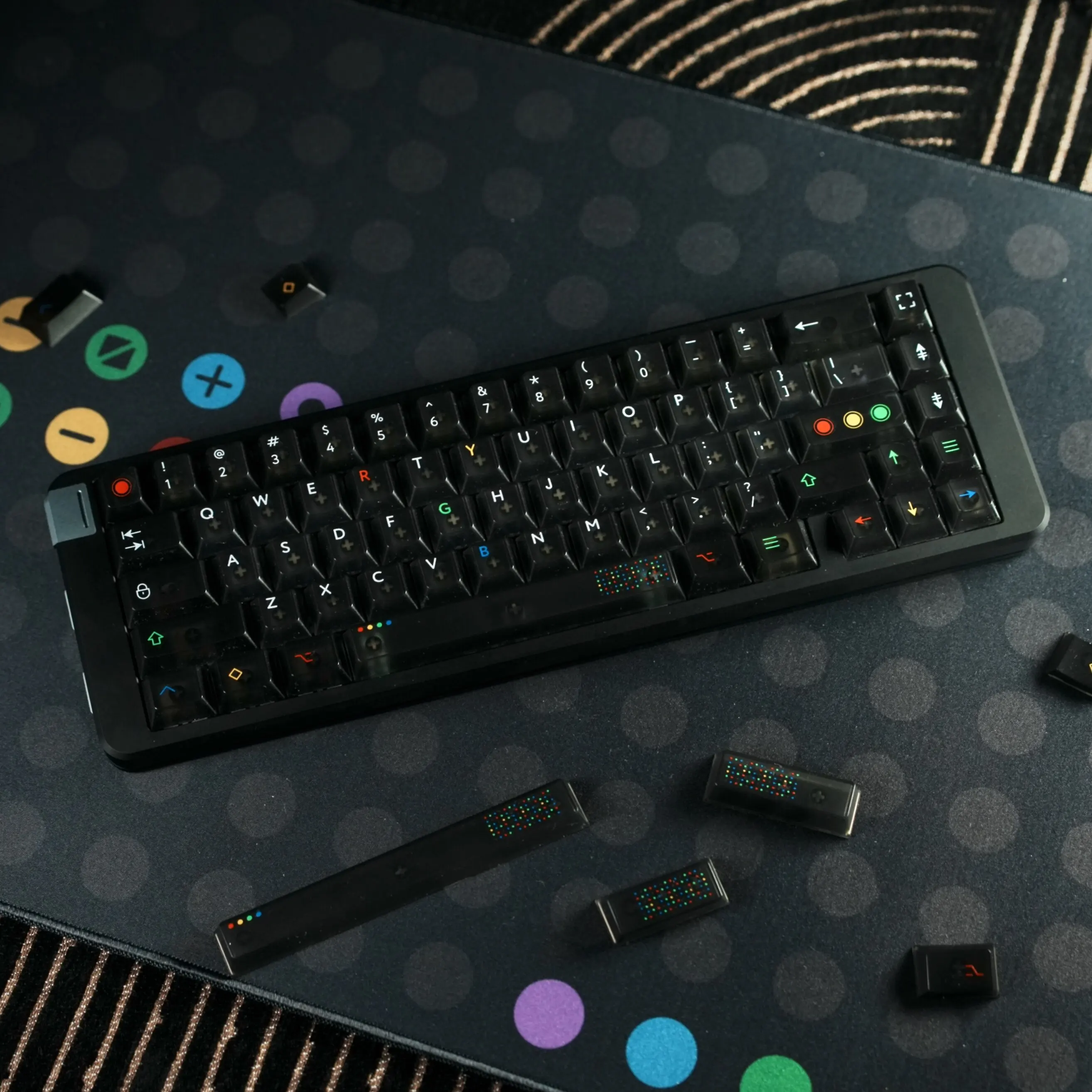 

Набор клавишных колпачков Misty Black Theme, ABS, профиль Cherry, оригинальные, ручной работы, 122 клавиши для механической клавиатуры, аксессуары, подарок