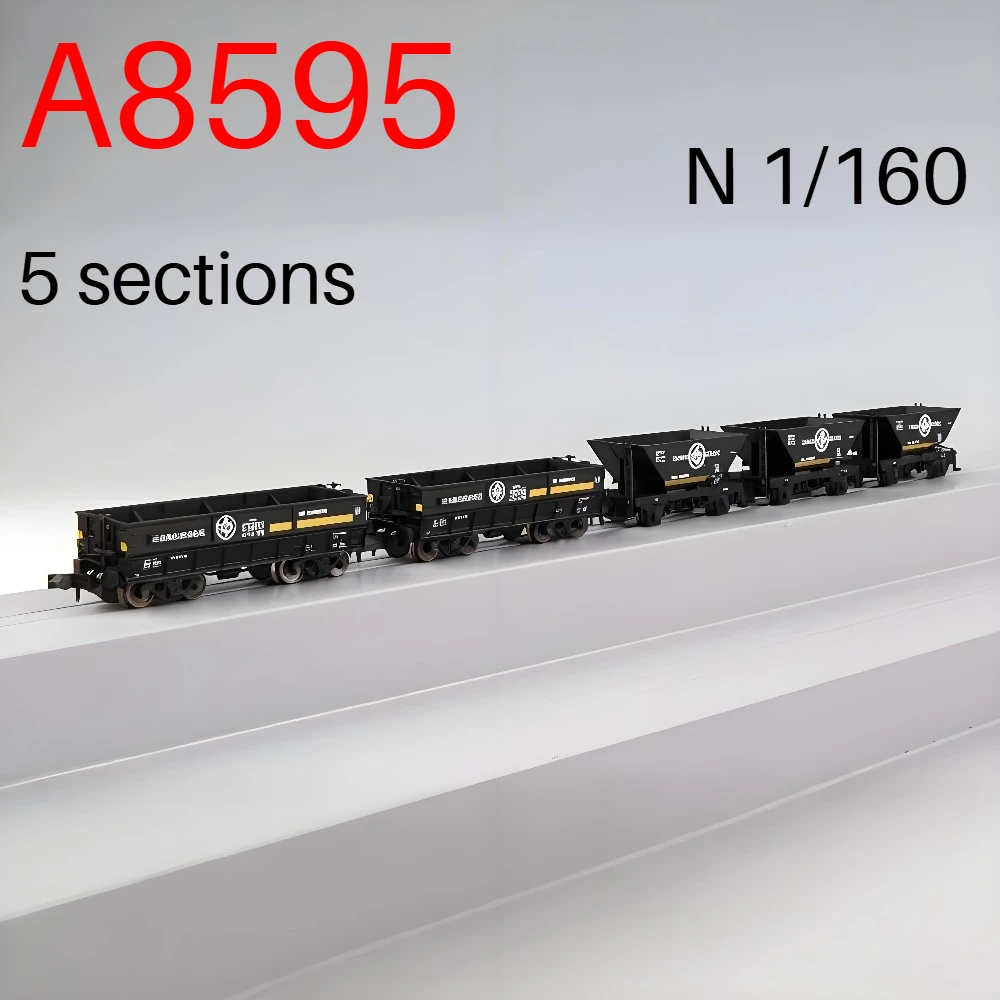 

N Type 1/160 Scale Model Train A8595 Hoki 4200 Mining Freight Car Coal Transport Car 5 carriage Set Nonpowered Boy's Toy Gift