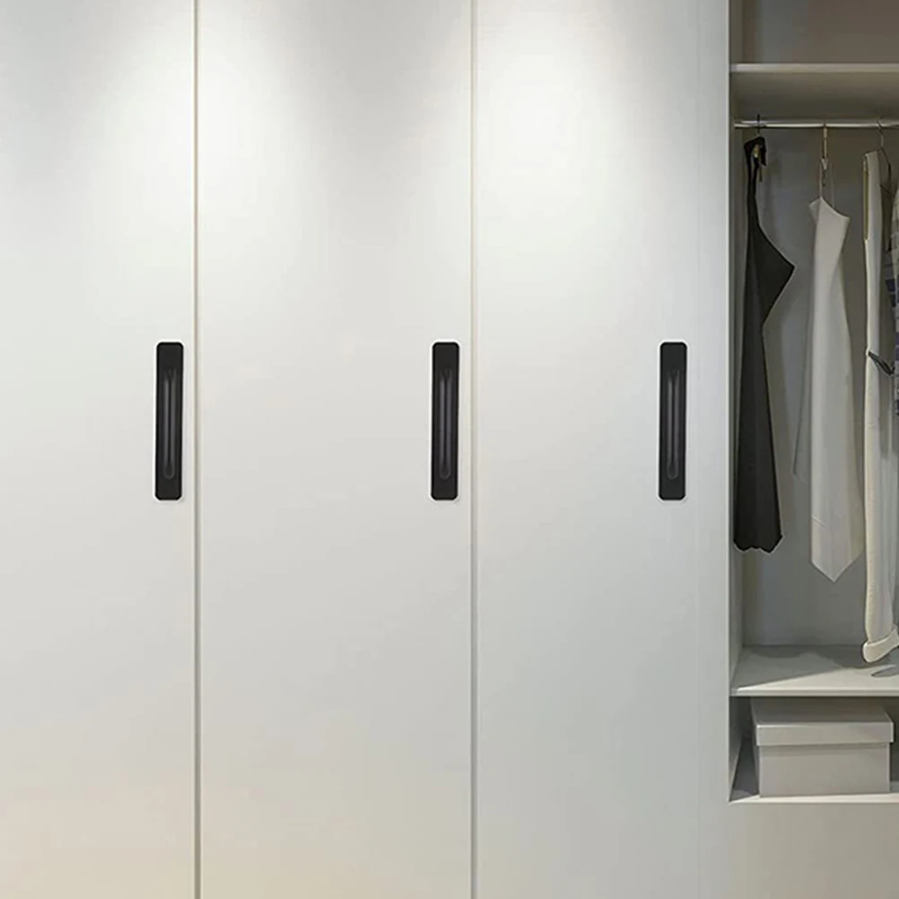 

2Pcs Self-Adhesive Handles Cabinet Drawer Pulls No Drilling Required Elegant Home Decor Adhesive Handle Cabinet Handles