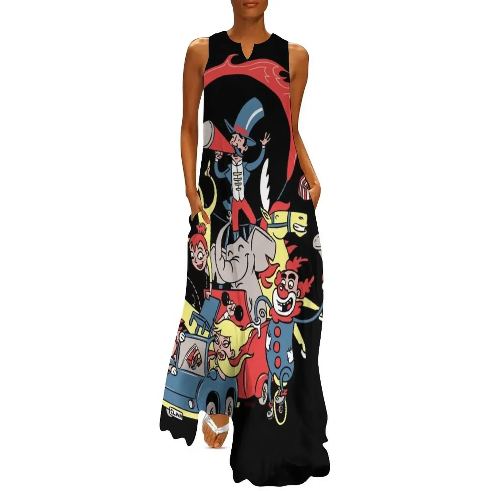 

traveling circus Long Dress womans clothing dress party evening elegant luxury celebrity elegant women's dresses sale Dress