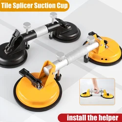 Tile Splicer Suction Cup Heavy-Duty Aluminum Alloy Fixed Tile Glass Double Claw Lifter Vacuum Suction Cup Tile Laying Tools