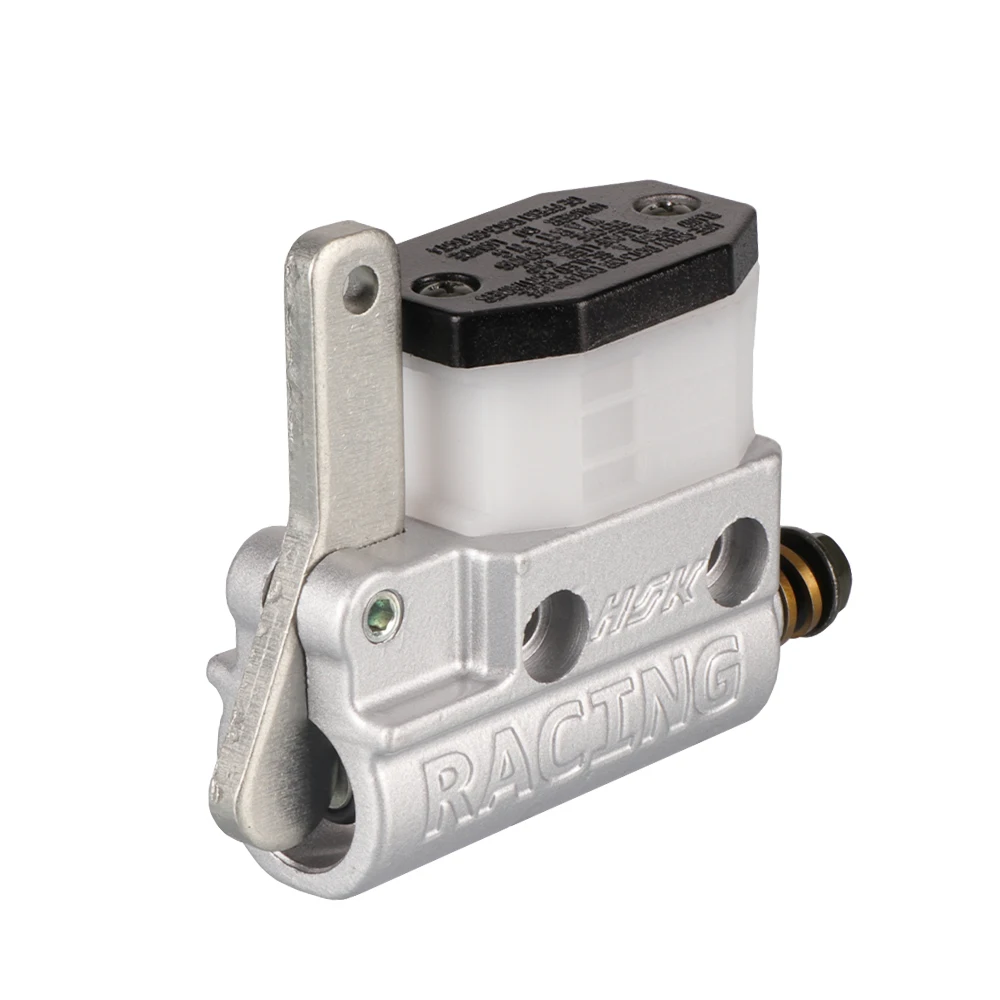Hydraulic Master Brake Pump for Go-Kart 12.8mm Piston Foot Operated Drift Track Karting DIY Tricycle Quad Buggy ATV Parts