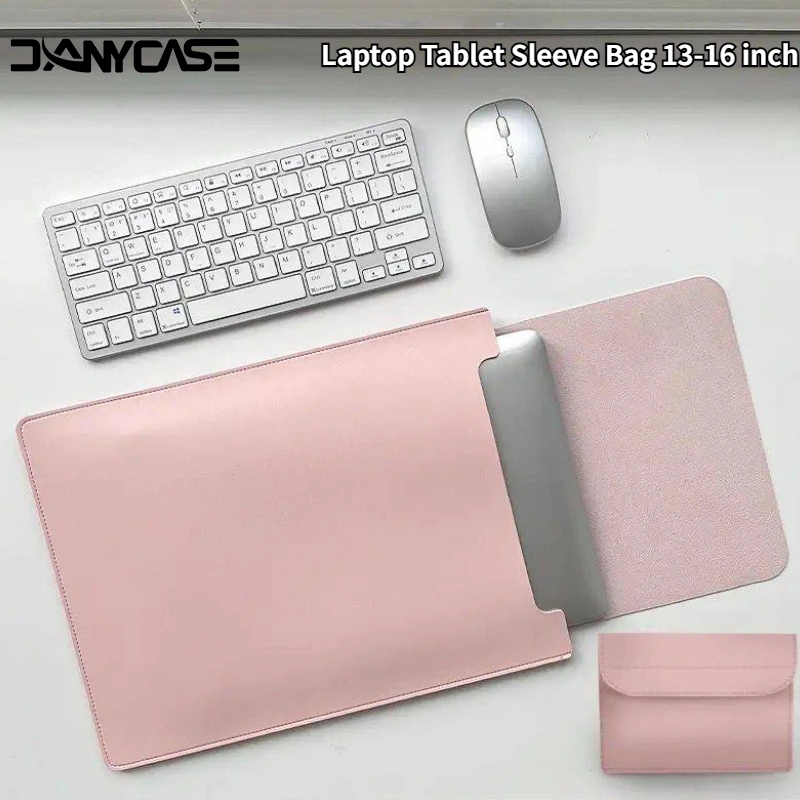 Laptop Tablet Sleeve Bag 13-16 inch For Apple Macbook Lenovo Huawei Xiaomi Notebook iPad Tablet Laptop Sleeve Bag 2in1 Cover
