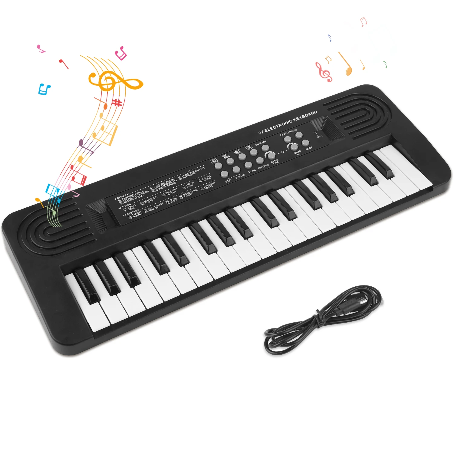 37 Keys Electronic Organ USB Keyboard Piano Musical Instrument Kids Toy With Microphone Electric Piano For Children Kids Toys