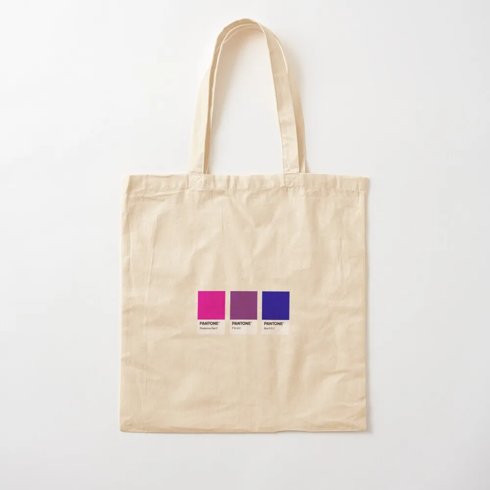 bisexual pantone pride Tote Bag the tote bag Big bag women shopper woman canvas bags