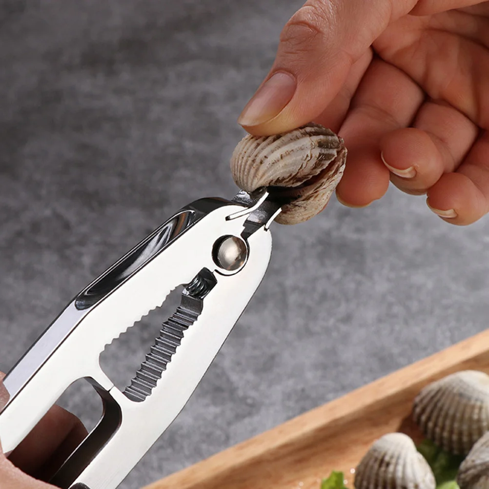

High Material Clam Pliers Easy Clean Professional Safe Opening Tool for Home Hotel Restaurant Gift Cooking