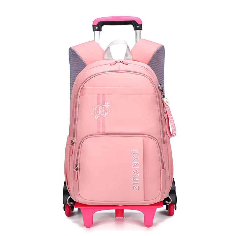 JANLON-Sac à Dos à Roulettes pour Bol, Bagages à Roulettes, Cartables d'École à Roulettes pour Enfants