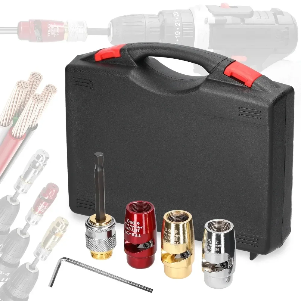 Electrician Wire Stripper Kit For Quickly Stripping Wire Use With Hand Electric Drill Portable Aluminum Alloy Electrician Tool