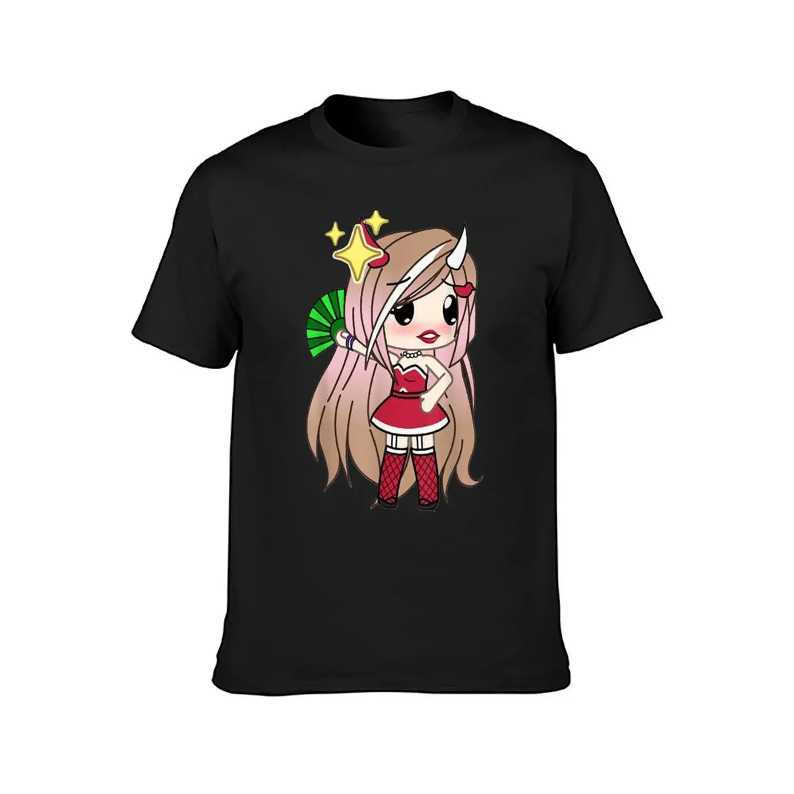 Gacha Life and Gacha Club Chibi Anime Kawaii Outfits Merch T-shirt oversizeds tees for a boy new edition t shirt men