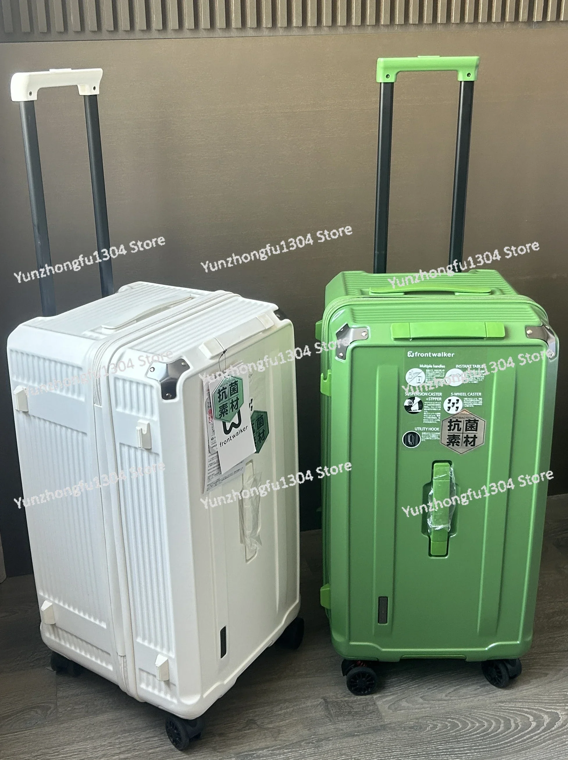 Five-wheel suitcase, universal wheel thickened trolley case, suitcase for men, strong and durable suitcase, large capacity.