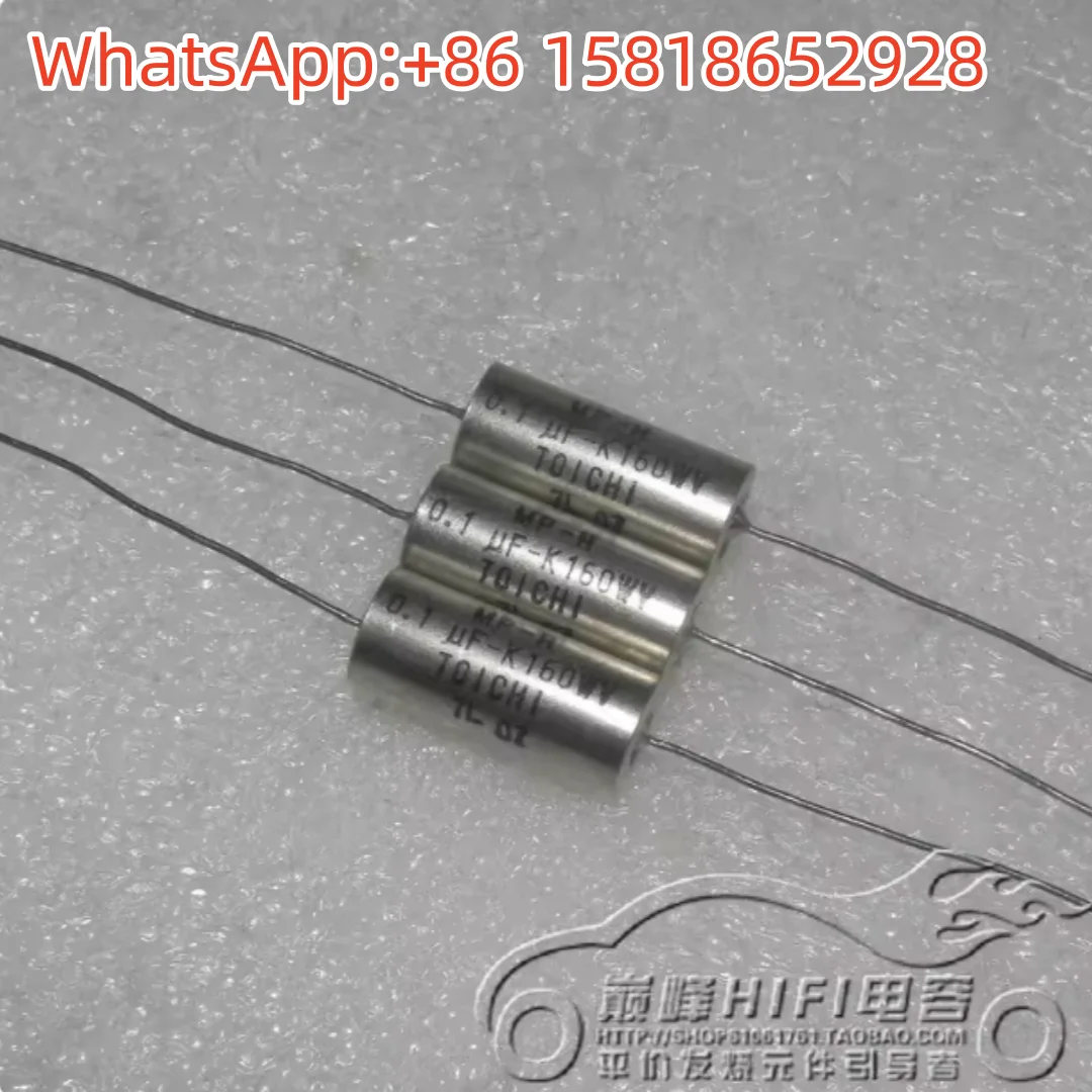 2pcs 160V 0.1UF 104k Size: 10*22mm Imported TOICHI Ceramic Head Copper Tube Oil-Immersed Coupling Capacitor
