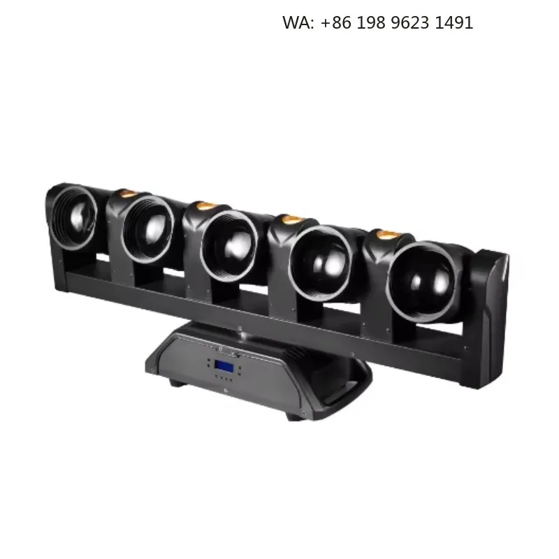 5X80W Golden Finger Stage Beam Light High Brightness Rotatable Lamp for Ballroom Dance Hall Stage Performance