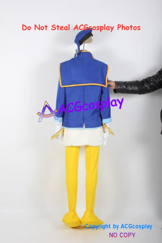 Kingdom Hearts Donald Duck Cosplay Costume acgcosplay include headgear image 2