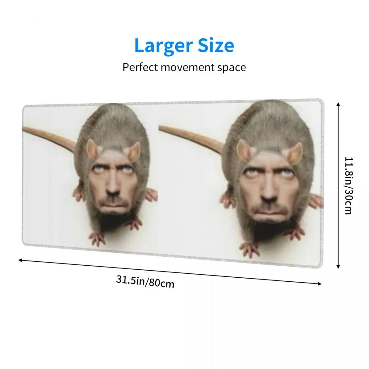 Large Mouse Pad Low Quality Dr House Rat Gamer PC Laptop Mats Keyboard Carpet Computer Gaming Office Accessories Desk Mat