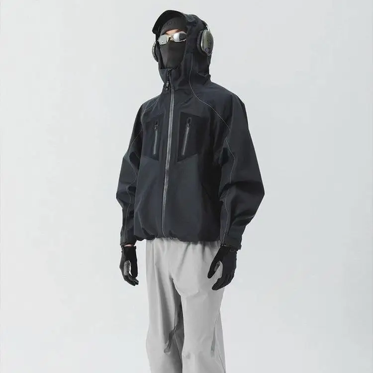 Outdoor-Windjacken, Hardshell, für Damen und Herren, zum Angeln, für Mode, Radfahren, Sport, Skifahren, Reisen, Freizeit, winddichte Jacken – Detail 11