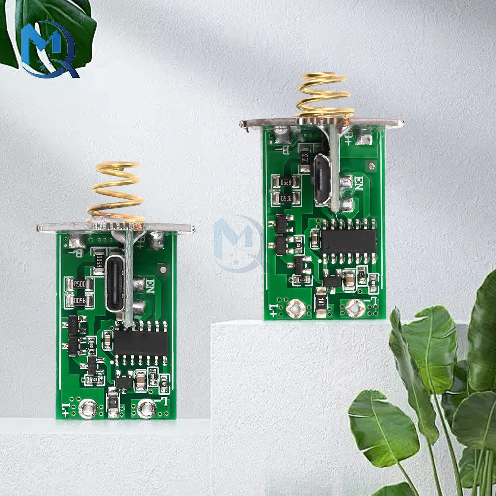 6-8.4V Dual Lithium Driver Board For Two 18650 or 26650 Batteries For Flashlight Accessories Center Switch