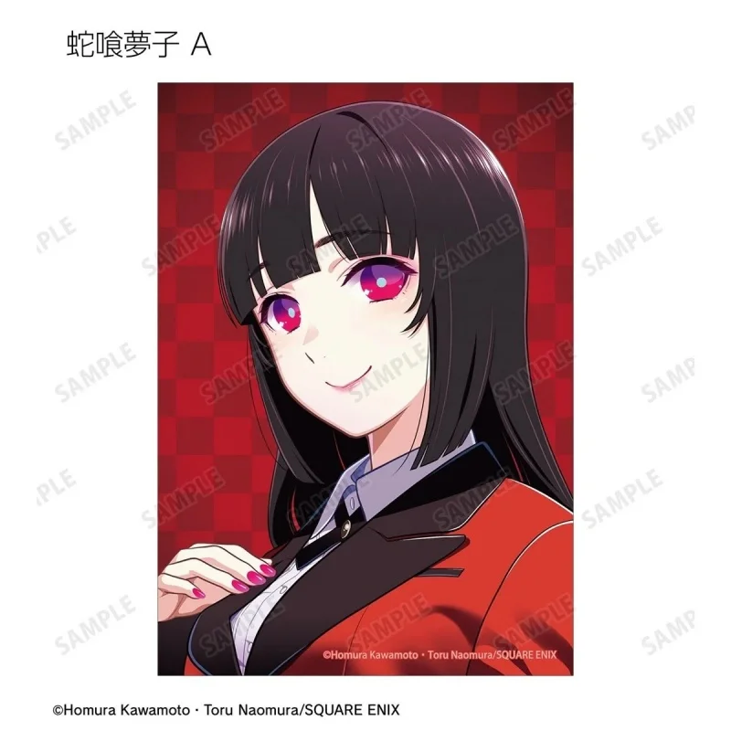 Kakegurui Jabami Yumeko Mary Saotome 15CM rectangle Acrylic Stand Model Plate Keychains Desktop Ornament Souvenir