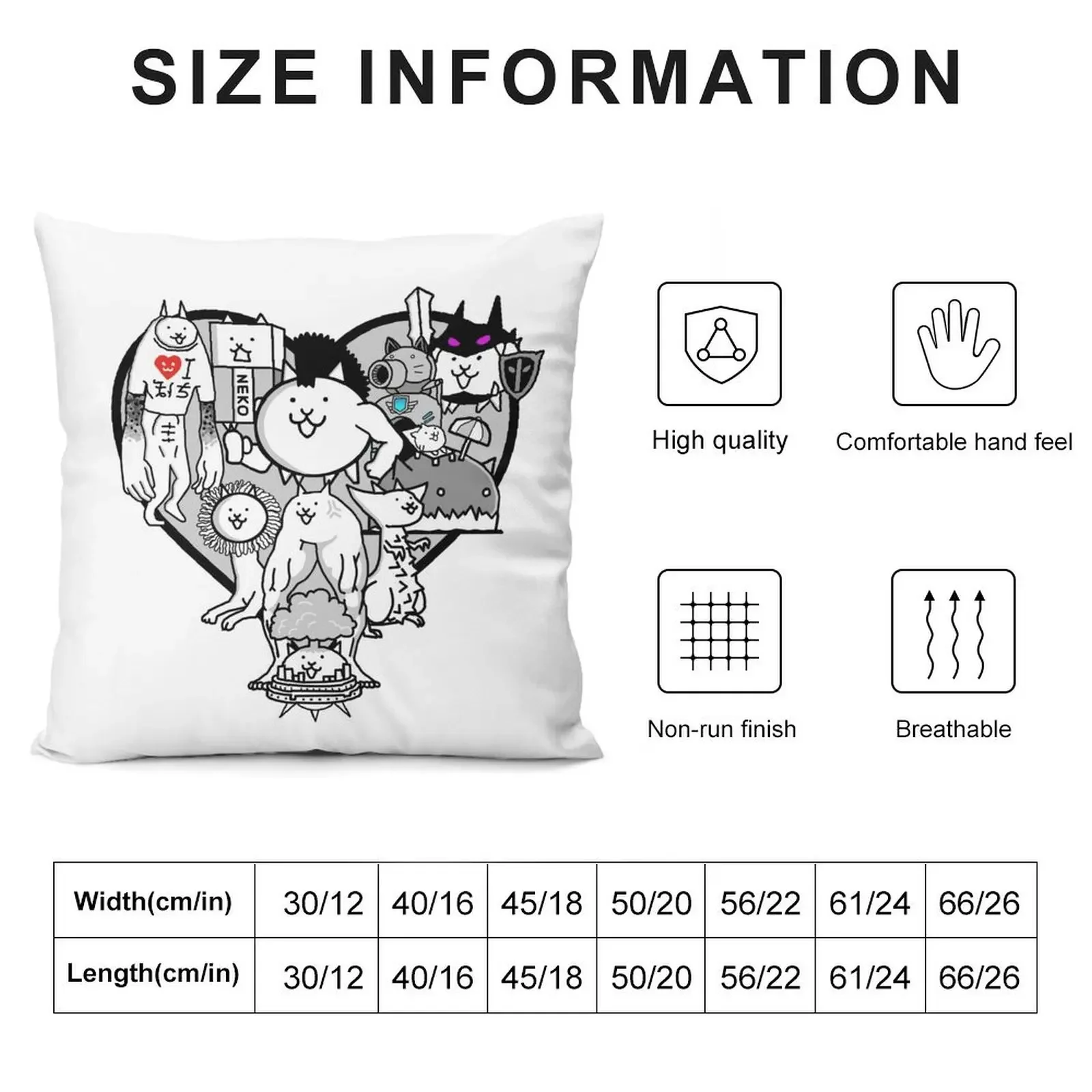 Battle Cats True Form Mural Throw Pillow covers for pillows Decorative Sofa Cushion pillows decor home pillow