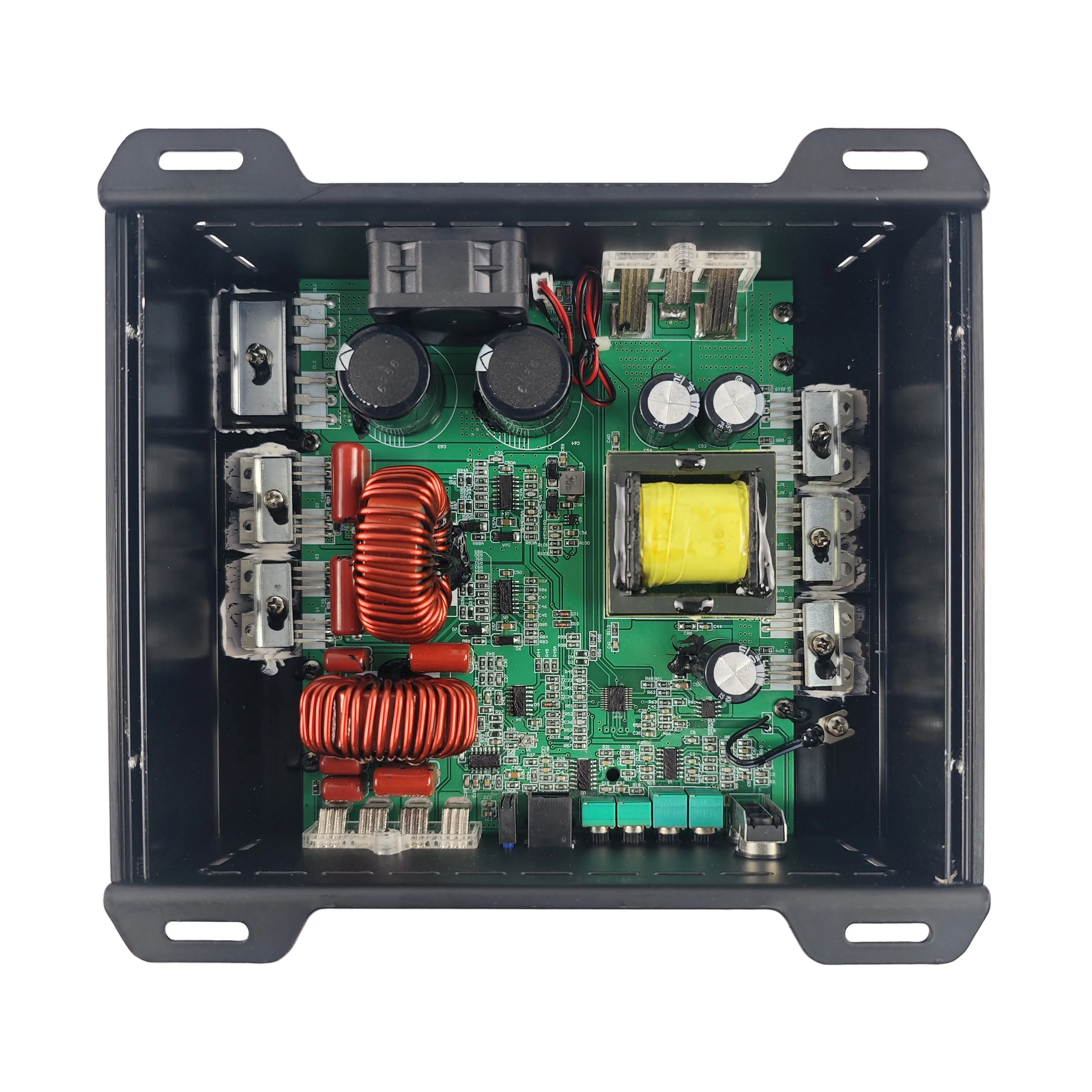 High Power 1-Channel Class D Audio Amplifier Full Range for Car Sound Korean Subwoofer Mono Amplifier Crossovers Combination