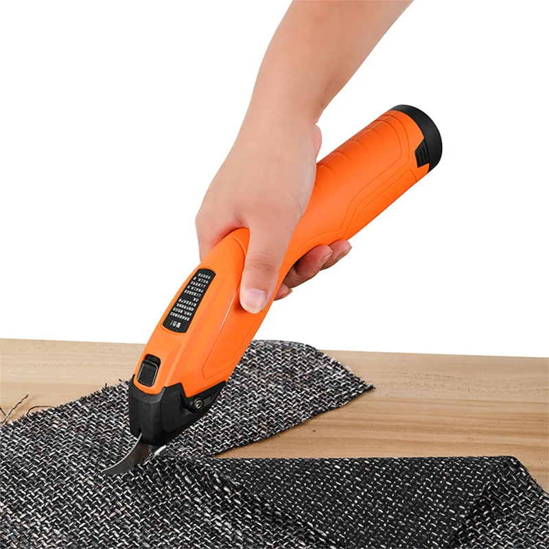 Y4003 Electric Scissors Quick Cut Fabric/Leather/Cardboard 4000mAh Battery Removable Electric Scissors 8000RPM