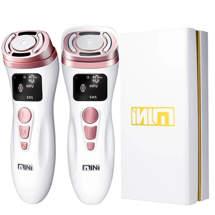 

Новый мини-аппарат HIFU с ультразвуком, многофункциональный косметический прибор для лица с микротоками EMS, инструмент для подтяжки кожи и борьбы с морщинами.