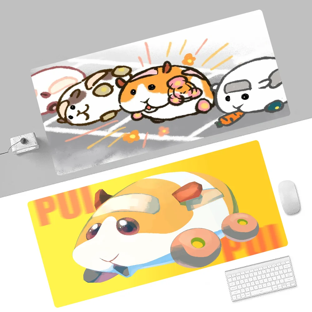 PUI PUI MOLCAR الوافدين الجدد لوحة ماوس ألعاب كبيرة L XL XXL لوحة ماوس ألعاب حجم لوحات المفاتيح حصيرة ماوس هدية لصديقك