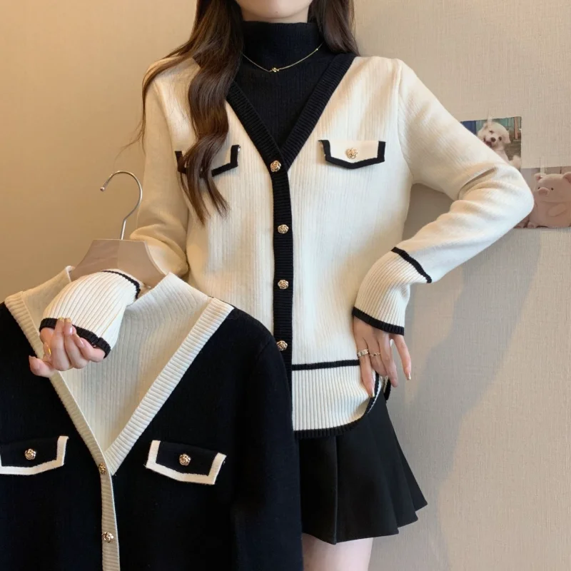 

Loose Two-piece Sweater Women's Autumn And Winter Bottoming Top