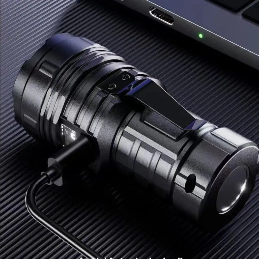 

Waterproof Portable Flashlight USB Rechargeable Super Bright Super Bright LED Flashlight 17 Modes LED Pocket Flashlights Home