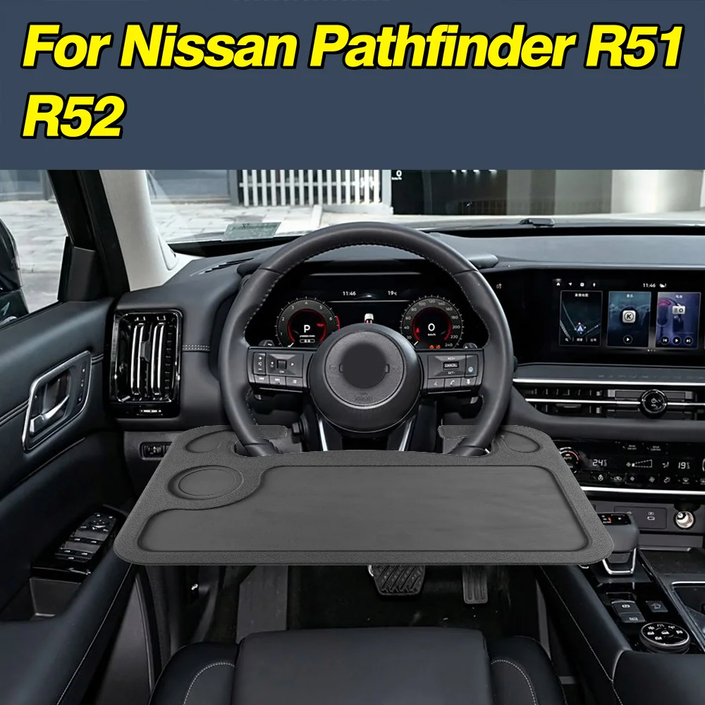 

For Nissan Pathfinder R51 R52 Car portable laptop desktop stand, dining work car steering wheel table stand, coffee tray board