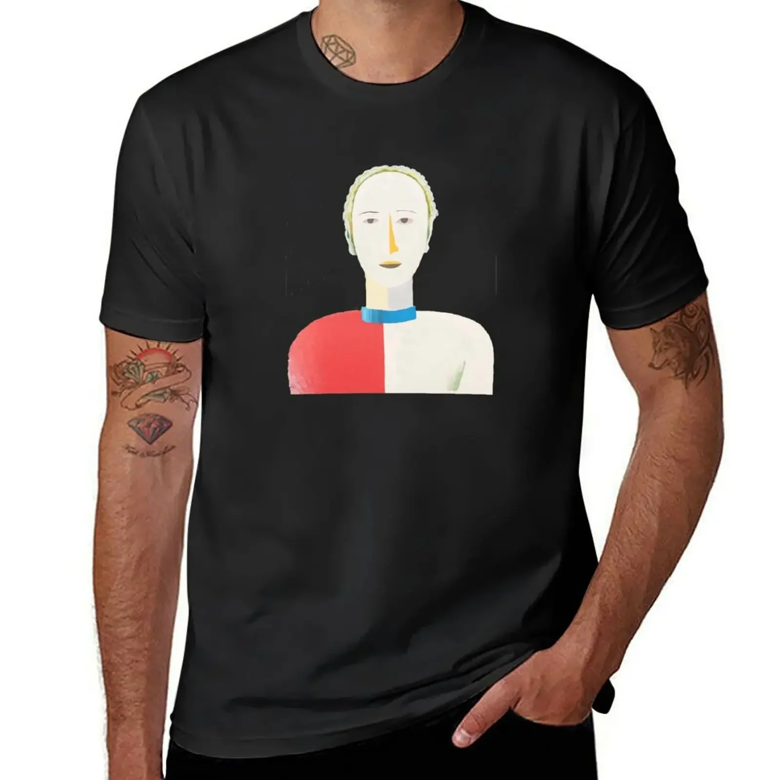 HD -Portrait of a woman,by Kazimir Severinovich Malevich 1932 High Definition T-Shirt hippie clothes tops black t shirts for men